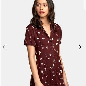 Delaney breezy shirt dress rvca